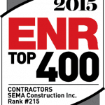 SEMA Construction’s 2015 ENR Top 400 Contractors Ranking!