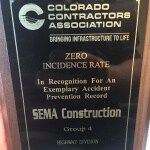SEMA Receives Industry Safety Award!